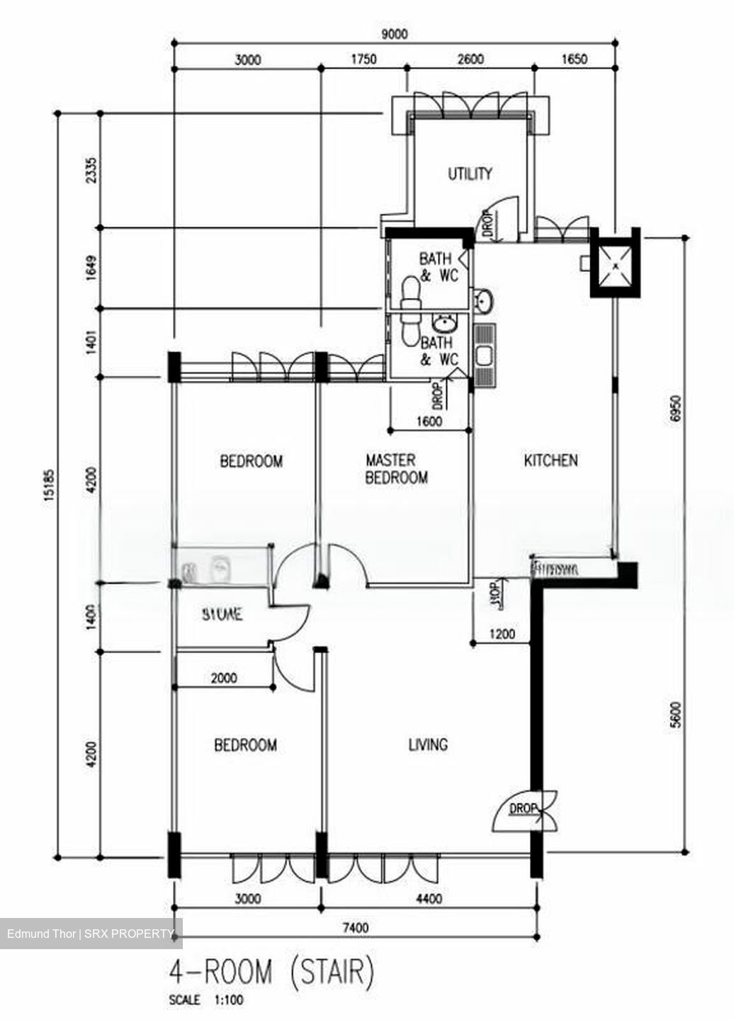 Blk 131 Yio Chu Kang Ville (Ang Mo Kio), HDB 4 Rooms #457134621